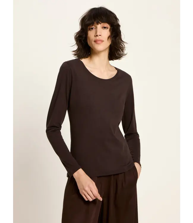 LANIUS ••  Long-sleeved shirt | Dark brown