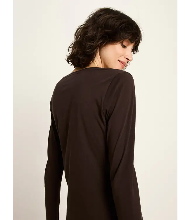 LANIUS ••  Long-sleeved shirt | Dark brown