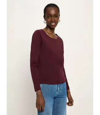 LANIUS •• Long-sleeved shirt | Bordeaux