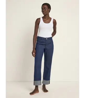 LANIUS •• Jeans with turn-up | Blue denim