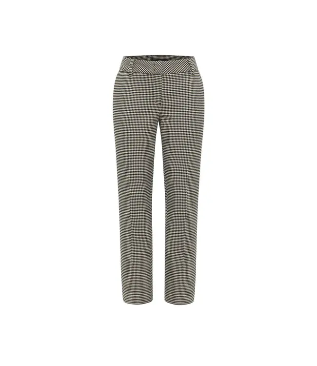 LANIUS •• Houndstooth Trousers | Black off-white