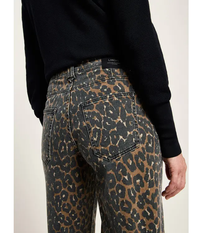 LANIUS •• Relaxte jeans | print Leo