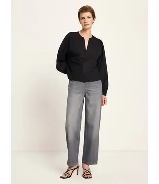 LANIUS •• Structured Blouse | Black