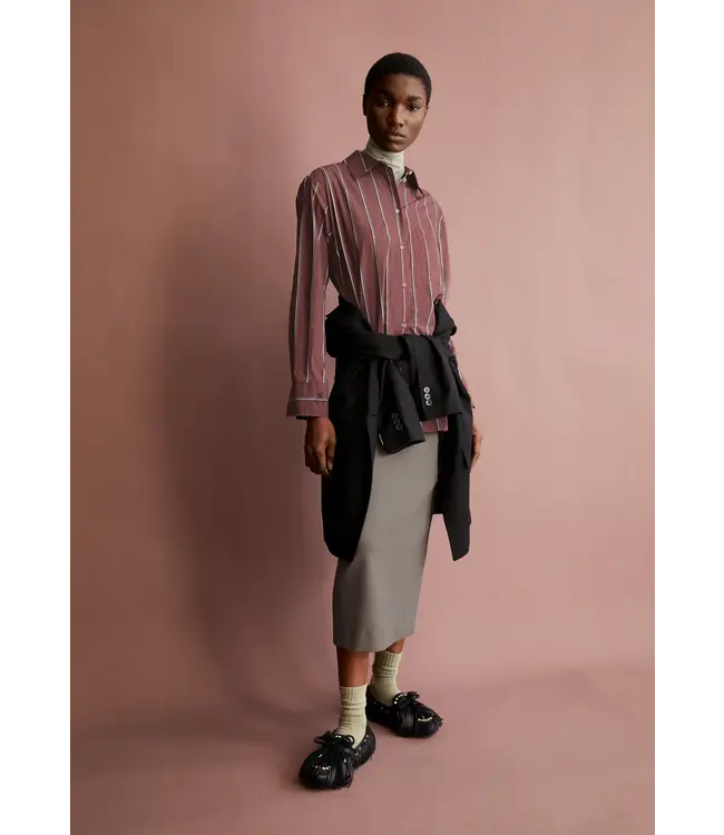 ARMEDANGELS •• HALIAA STRIPED | Dark berry