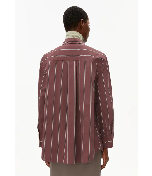 ARMEDANGELS •• HALIAA STRIPED | Dark berry