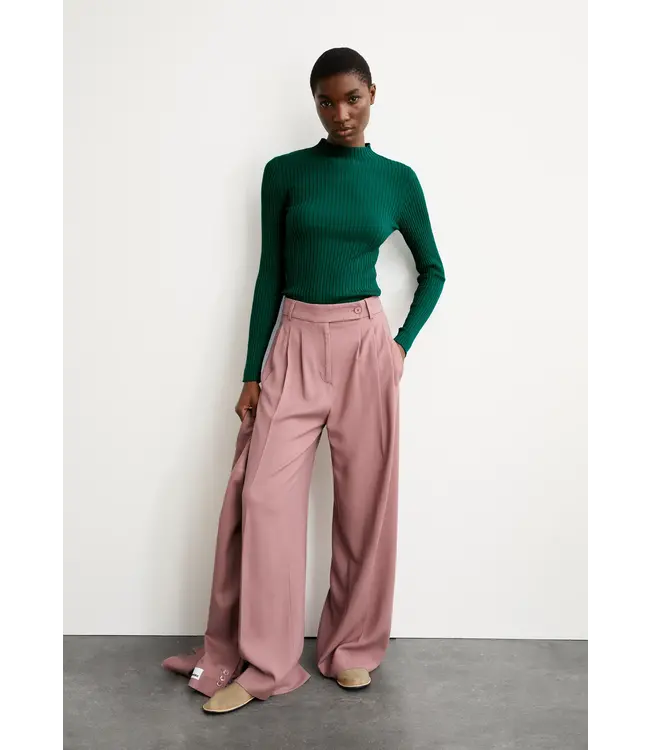 ARMEDANGELS •• ALAANIA knit sweater | Emerald green