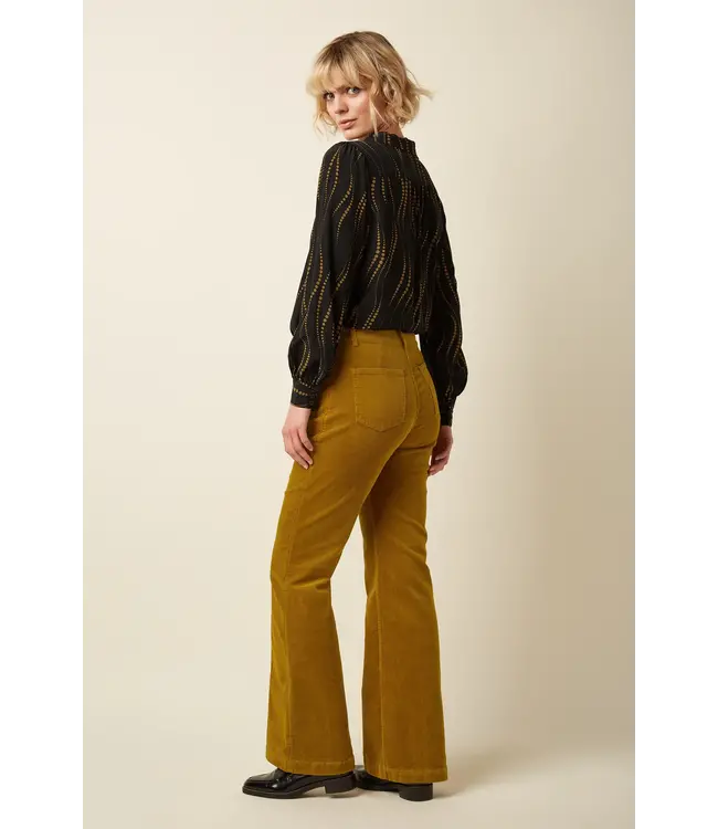 KING LOUIE •• Bella Blouse Twirl | Black