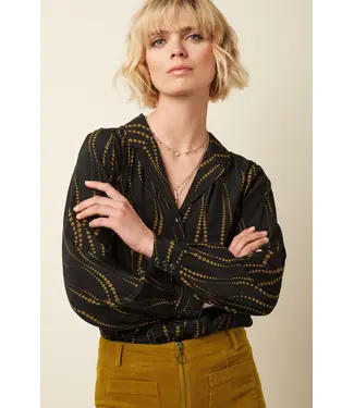KING LOUIE •• Bella Blouse Twirl | Black