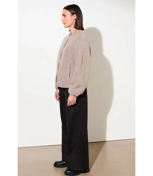 LangerChen •• Blousonjasje Tofino | Taupe in natuurlijke teddylook