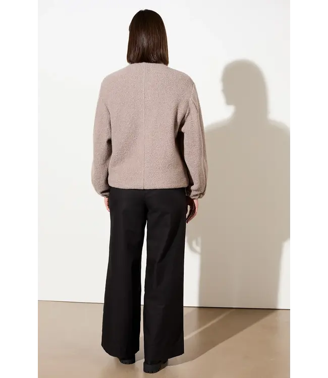 LangerChen •• Blousonjasje Tofino | Taupe in natuurlijke teddylook