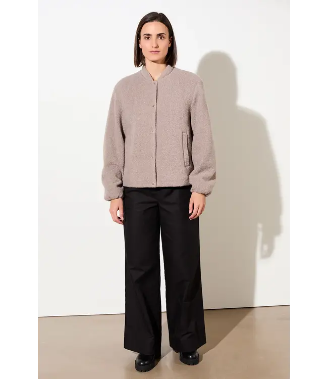 LangerChen •• Blousonjasje Tofino | Taupe in natuurlijke teddylook