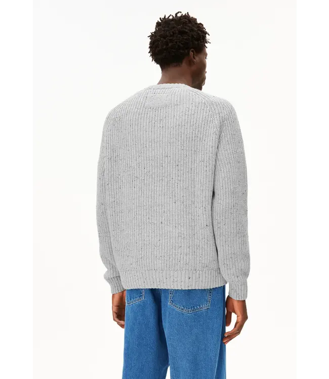 ARMEDANGELS •• KIAANO TWEED | Oatmilk-Black Tweed