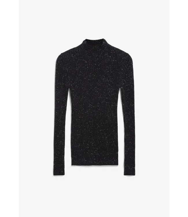 ARMEDANGELS •• ALAANIA TWEED | Black-Oatmilk