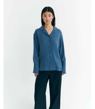 THINKING MU •• Oversize Blouse Sira | Sea