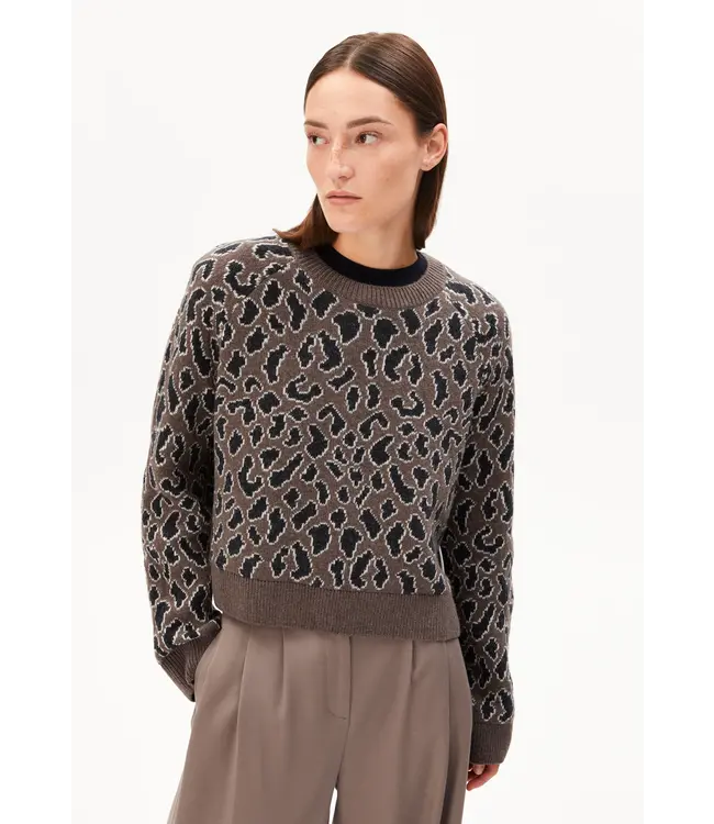 ARMEDANGELS •• DILIRIAA LEOPAA | Walnut Cream
