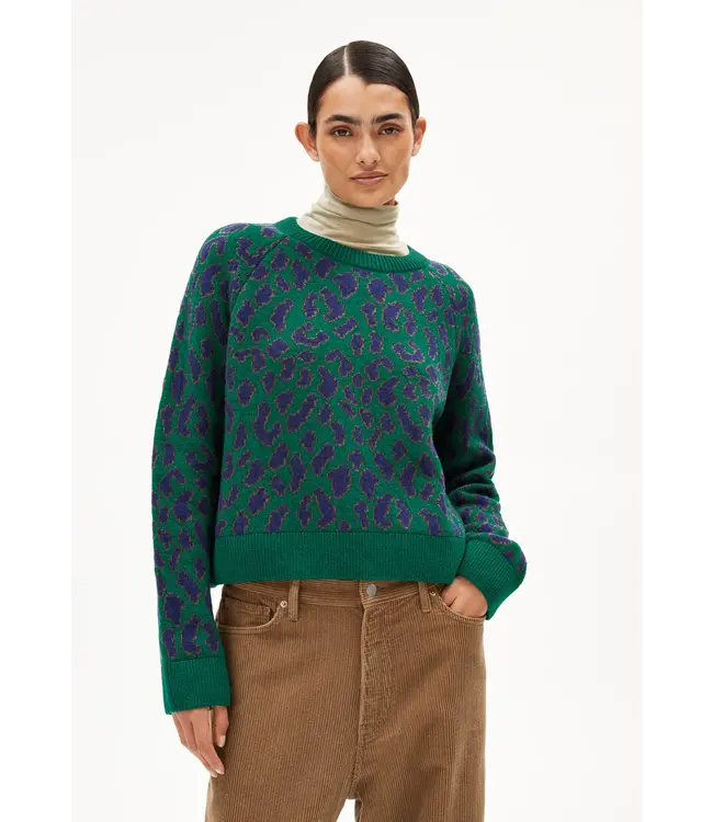 ARMEDANGELS •• DILIRIAA LEOPAA | Emerald green