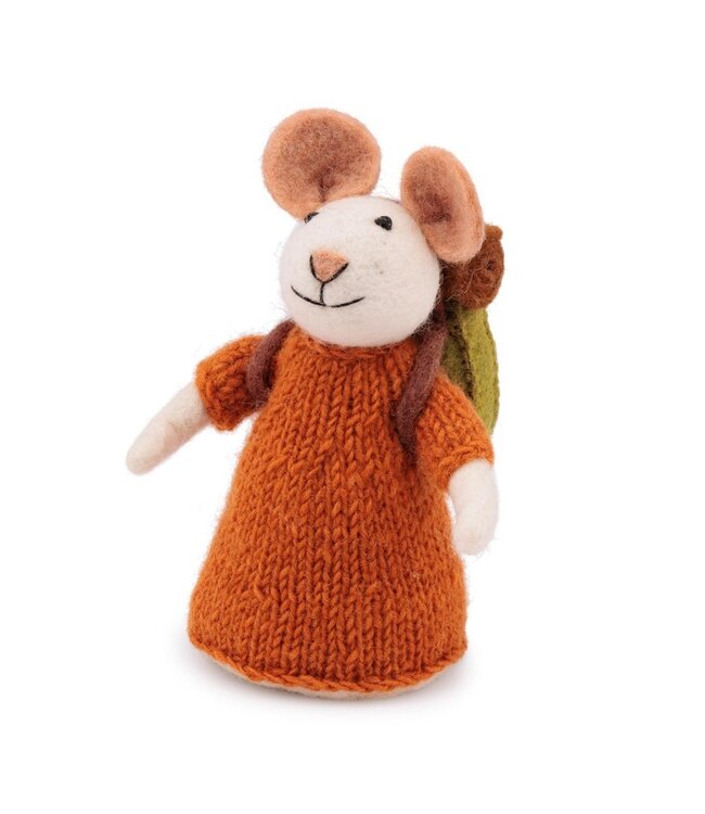 SJAAL MET VERHAAL  •• Decoratie muis | Wandelaar