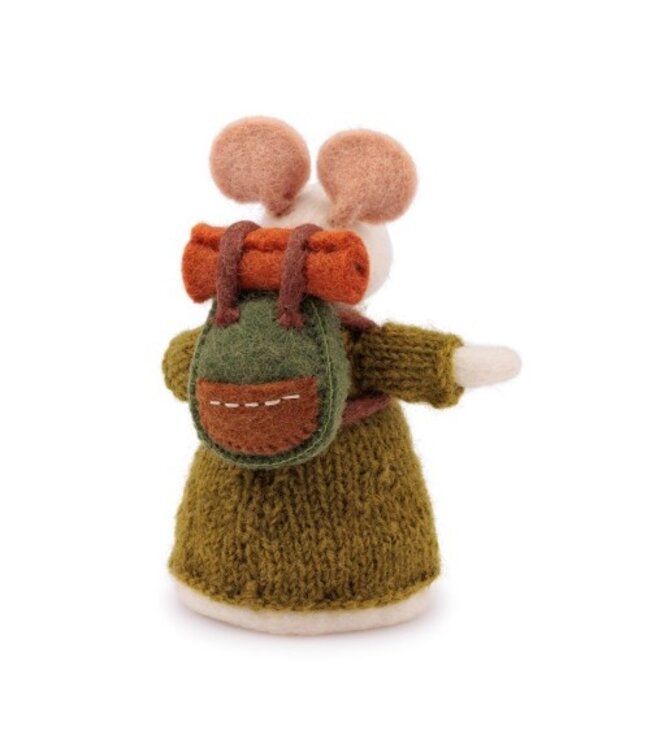 SJAAL MET VERHAAL  •• Decoratie muis | Wandelaar
