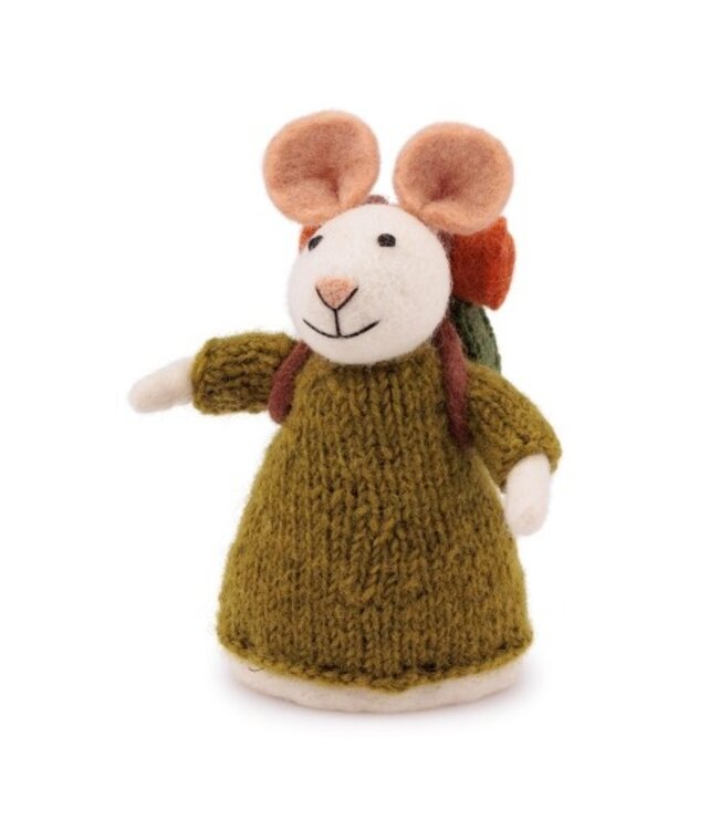 SJAAL MET VERHAAL  •• Decoratie muis | Wandelaar