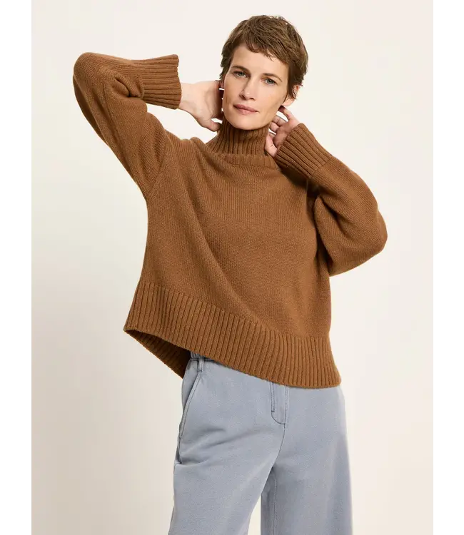LANIUS •• Oversized sweater | brown