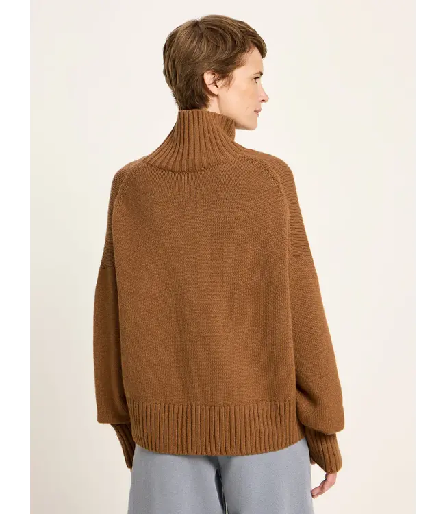 LANIUS •• Oversized sweater | brown