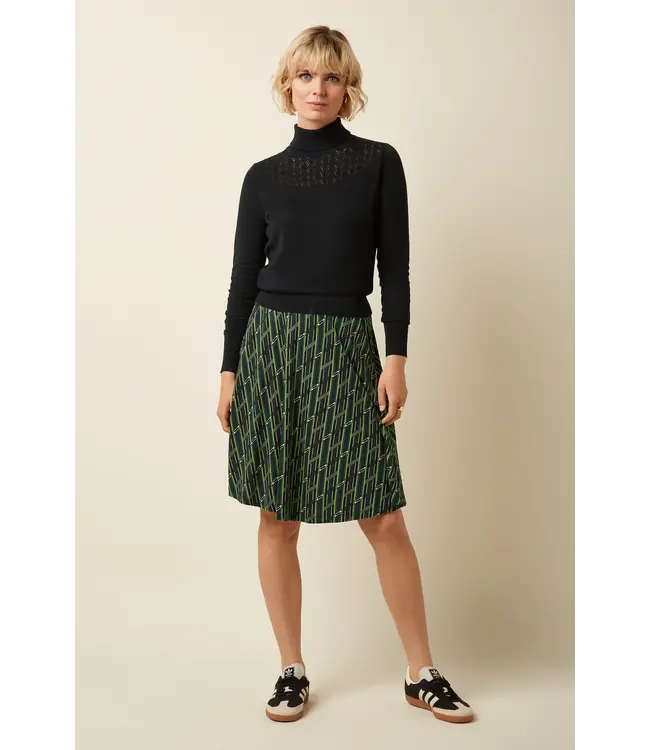 KING LOUIE •• Rollneck Top Club | Black