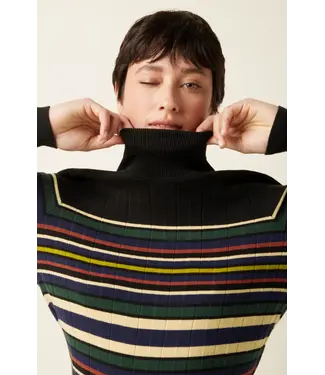 KING LOUIE •• Rollneck Top Ozark | Multi Color