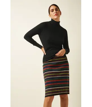 KING LOUIE •• Plisse Skirt Ozark | Multi Color