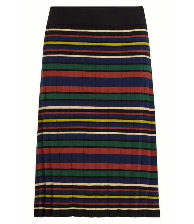 KING LOUIE •• Plisse Skirt Ozark | Multi Color