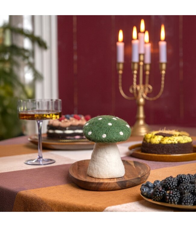 SJAAL MET VERHAAL  •• Decoratie Paddenstoel Indian Summer | Assorti