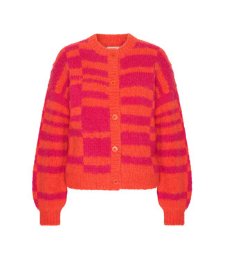 INTI Knitwear •• Vest Marlen | Papaver con Pom