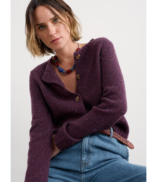 SEASALT CORNWALL •• Gebreid Vest Dawson | Grape
