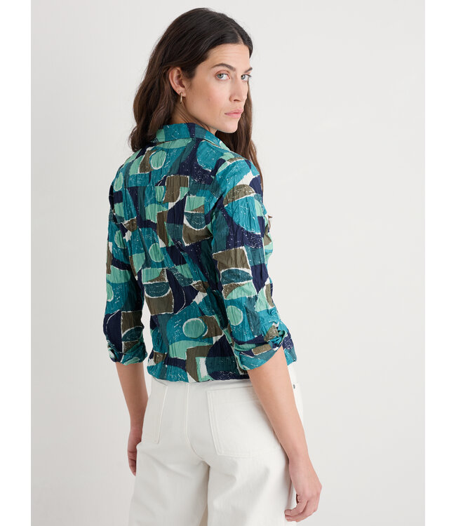 SEASALT CORNWALL •• Blouse Larissa | Penwith Abstract Emulsion