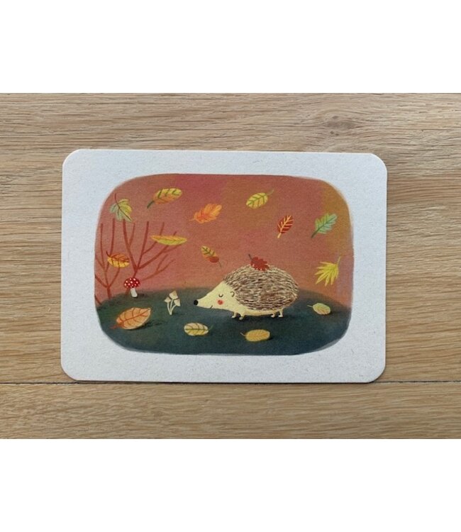 Illu-ster •• Ansichtkaart | Hedgehog