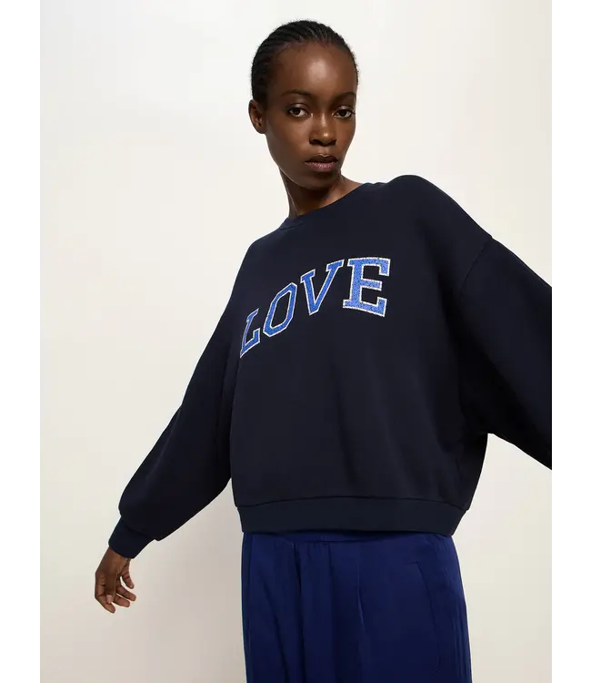 LANIUS •• Statement Sweatshirt | Midnight