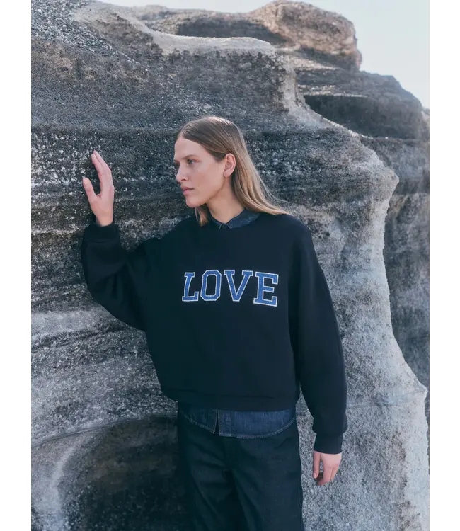 LANIUS •• Statement Sweatshirt | Midnight