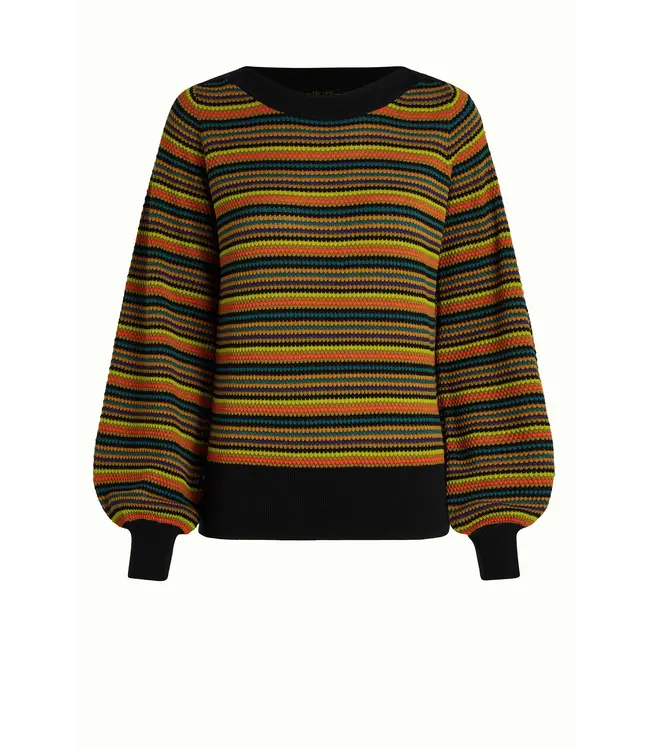 •• Top Audrey Bell Marielle | black, in bio-katoen