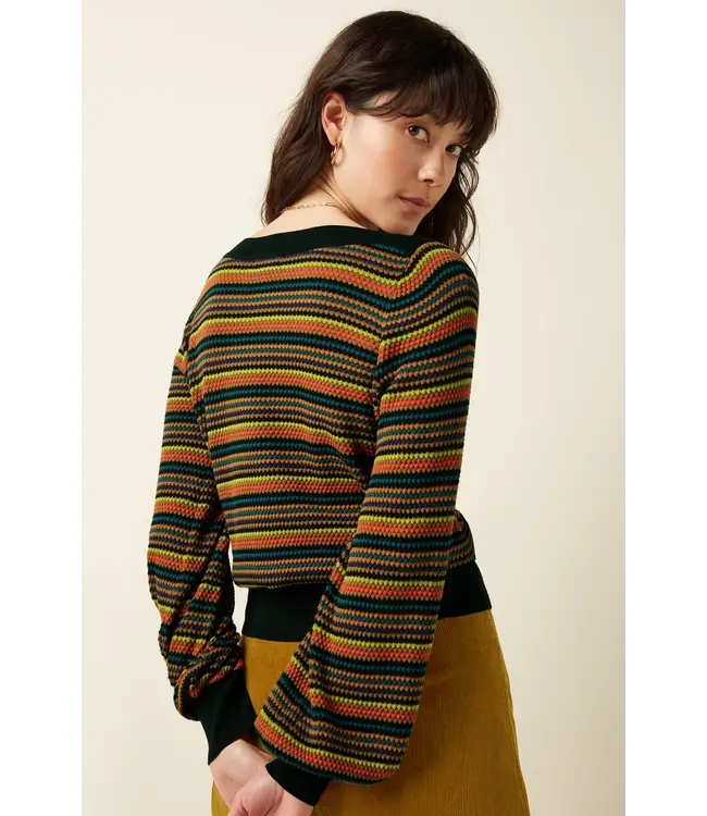 •• Top Audrey Bell Marielle | black, in bio-katoen