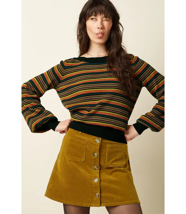 •• Top Audrey Bell Marielle | black, in bio-katoen