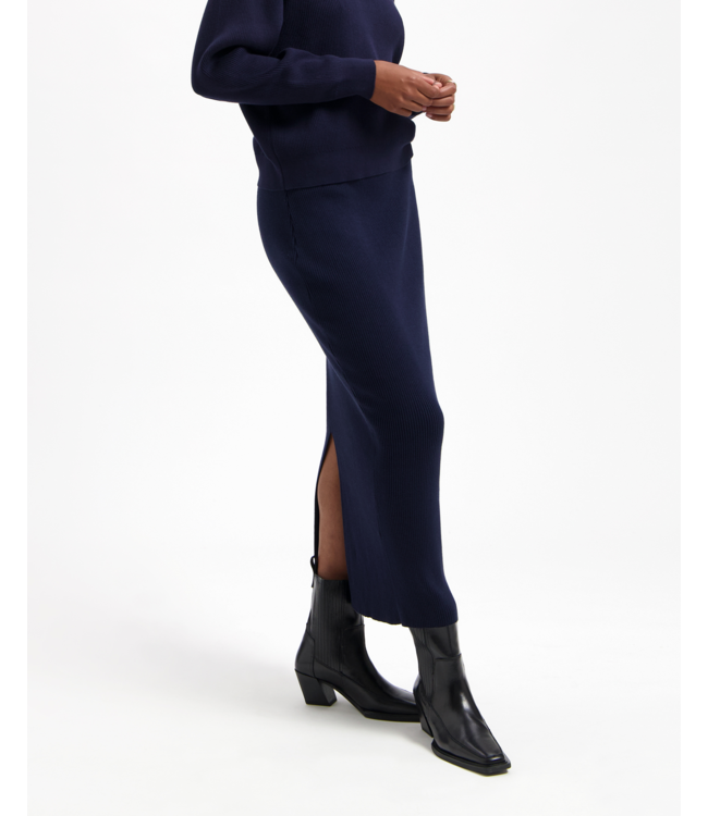 KUYICHI •• Keira Skirt | Dark Navy