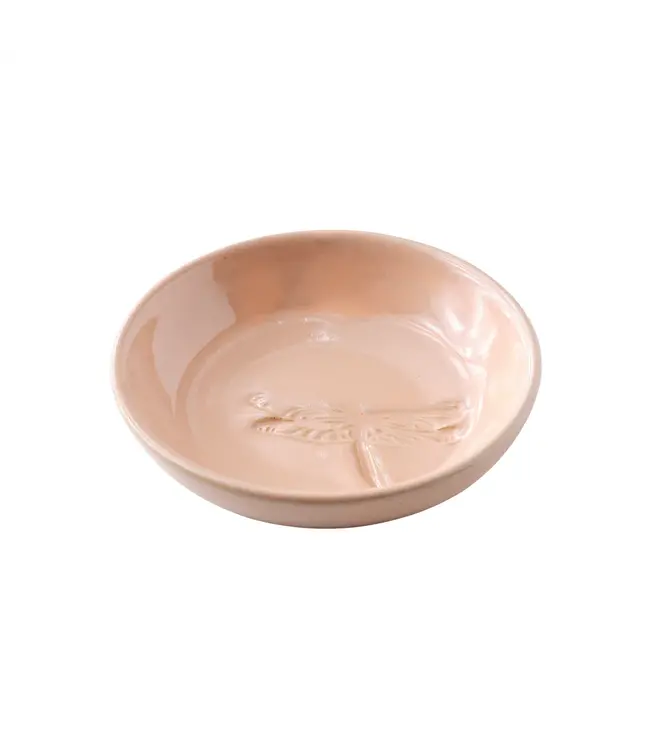 A BEAUTIFUL STORY •• Jewelry Dish Small Dragonfly | Peach