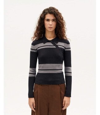 THINKING MU •• Dante Knitted sweater | Grey