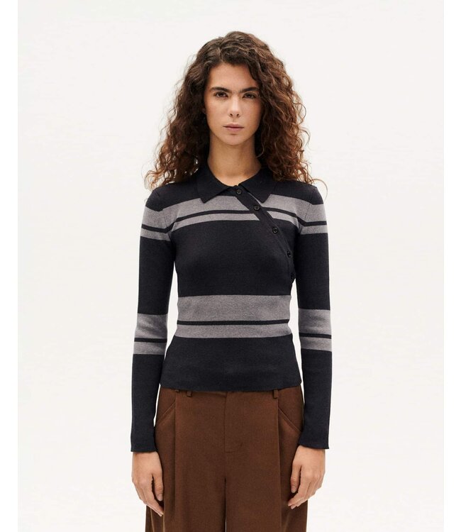 THINKING MU •• Dante Knitted sweater | Grey