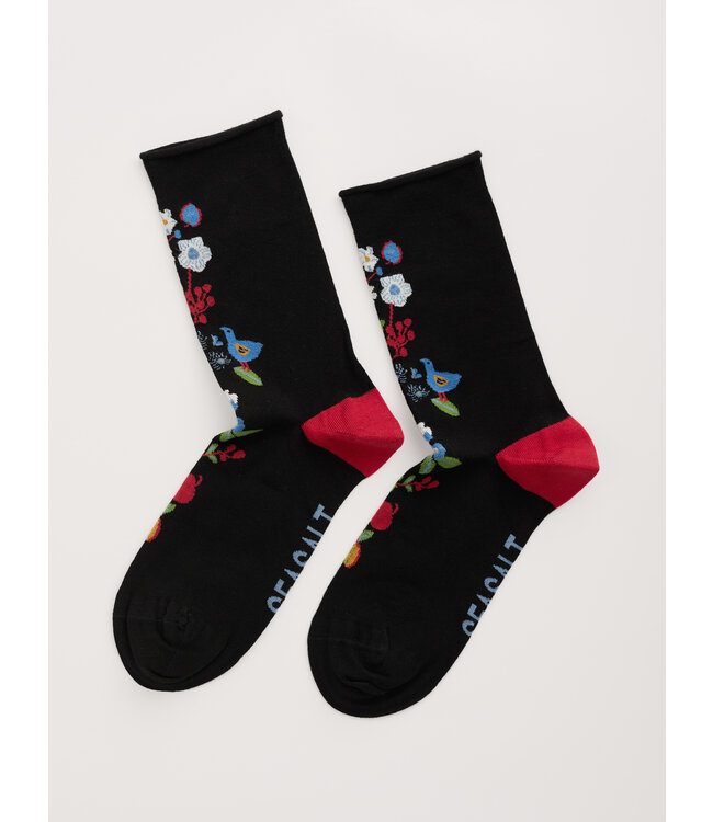 SEASALT CORNWALL •• Womens Arty Socks | Still Life Onyx