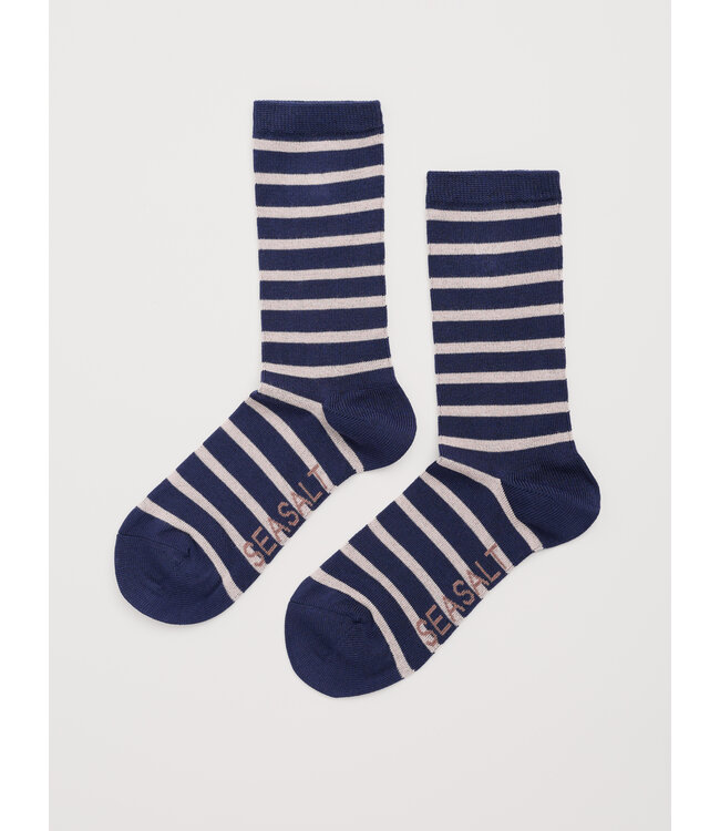 SEASALT CORNWALL •• Womens Sailor Socks | Breton Magpie