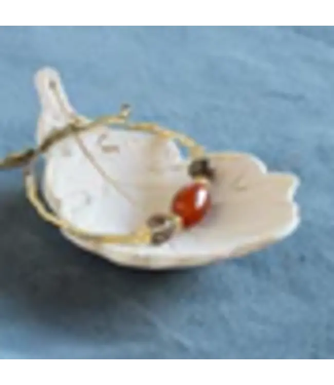 A BEAUTIFUL STORY •• Excited Carneool Armband Gold Colored