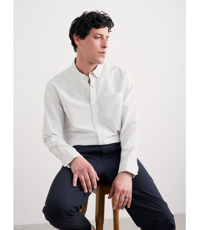 •• Gestreept overhemd Jenken | Peder Salt