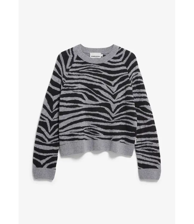 ARMEDANGELS •• Trui LILIRIAA ZEBRARAA | silver/steel-melange