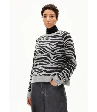 ARMEDANGELS •• Trui LILIRIAA ZEBRARAA | silver/steel-melange