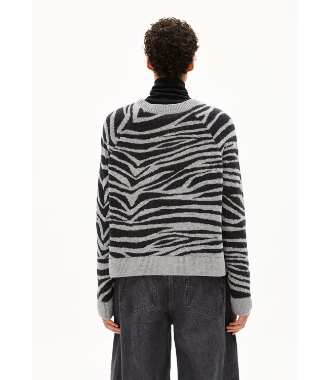 ARMEDANGELS •• Trui LILIRIAA ZEBRARAA | silver/steel-melange